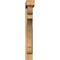 Ekena Millwork Olympic Block Smooth Bracket w/ Offset Brace, Western Red Cedar, 5 1/2"W x 30"D x 42"H BKT0604X30X42OLY05SWR - alternate 3